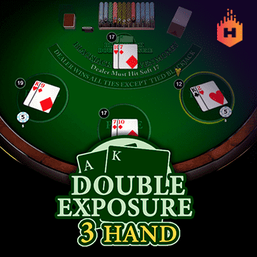 รวมเกมสล็อตทุกค่าย - Blackjack Double Exposure 3 Hand