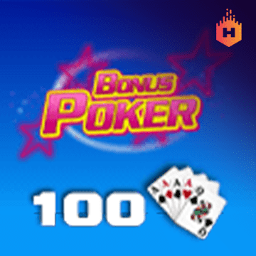 รวมเกมสล็อตทุกค่าย - Bonus Poker 100 Hand