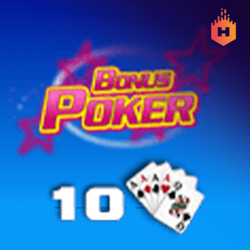 รวมเกมสล็อตทุกค่าย - Bonus Poker 10 Hand